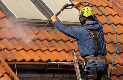 Démoussage et hydrofuge de toiture à Houssay